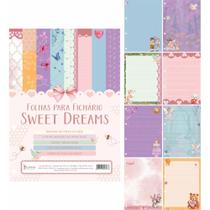 Bloco Papel de Carta Sweet Dreams 75G 200X275MM Pacote com 04 Bloco Papel de Carta Sweet Dreams 75G 200X275MM Pacote com 04
