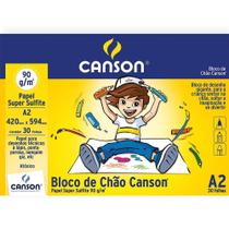 Bloco Papel de Chão Infantil Canson A2 90g 30 Fls 66667086 Bloco Papel de Chão Infantil Canson A2 90g 30 Fls 66667086