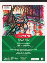 Bloco Papel Derwent Academy Preto 110 G/m 22.8x30.4cm 24 Folhas X-569 3017
