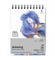 Bloco Papel Desenho Drawing Winsor Newton 150g A5 25 Folhas Bloco Papel Desenho Drawing Winsor Newton 150g A5 25 Folhas