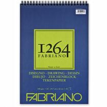 Bloco Papel Desenho Fabriano 1264 Drawing A3 180g 50 Folhas