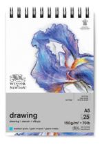 Bloco Papel Desenho Winsor & Newton 150g A5 25 Folhas Bloco Papel Desenho Winsor & Newton 150g A5 25 Folhas