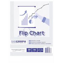 Bloco Papel Flip Chart 50Fls C/ Furo e Picote 62x80cm - Sidgraph