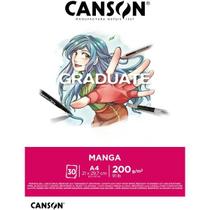 Bloco Papel Graduate Manga 200g A4 30 Fls - Canson