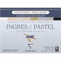 Bloco Papel Ingres Para Pastel 18X24cm 25 Folhas Bloco Papel Ingres Para Pastel 18X24cm 25 Folhas