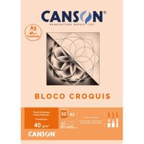 Bloco Papel Manteiga Croquis A3 40g Canson 50 FL