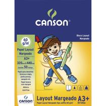 Bloco Papel Margeado A3+ Casnon 50 Folhas