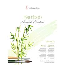 Bloco Papel para Aquarela Bamboo Hahnemühle 265g 30x40cm