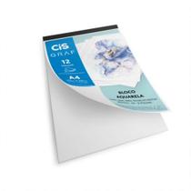 Bloco Papel Para Aquarela Cis Graf Com Textura A4 300g Bloco Papel Para Aquarela Cis Graf Com Textura A4 300g