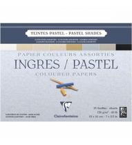 Bloco Papel Pastel Clairefontaine Ingres 18x24cm 25 Folhas Bloco Papel Pastel Clairefontaine Ingres 18x24cm 25 Folhas