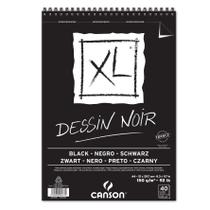 Bloco Papel Preto XL Dessin Noir A4 Canson 150g/m2 C/40fls