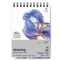 Bloco Papel Winsor & Newton Drawing 150g 25FL A5 Bloco Papel Winsor & Newton Drawing 150g 25FL A5