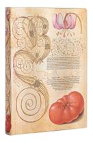 Bloco Paperblanks Lily & Tomato Midi Capa Flexível Pautado