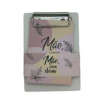Bloco para Anotação com Prancheta - Mãe, Amor Eterno - 9,6x13,5cm - 1 unidade - Rizzo Bloco para Anotação com Prancheta - Mãe, Amor Eterno - 9,6x13,5cm - 1 unidade - Rizzo