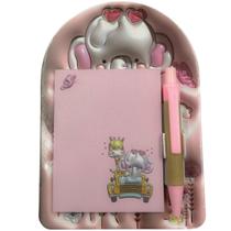 Bloco Para Anotações Notas Com Mini Caneta 40 Folhas 1 Und