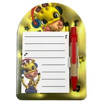 Bloco Para Anotações Notas Com Mini Caneta 40 Folhas 1 Und