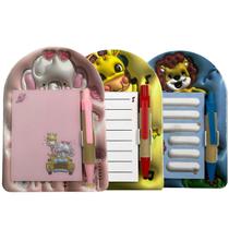 Bloco Para Anotações Notas Com Mini Caneta 40 Folhas 1 Und