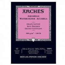 Bloco Para Aquarela Arches TS 300g/m² 14,8X21cm Bloco Para Aquarela Arches TS 300g/m² 14,8X21cm