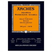 Bloco Para Aquarela Arches TT 300g/m² 14,8X21cm Bloco Para Aquarela Arches TT 300g/m² 14,8X21cm