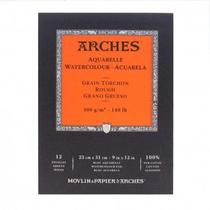 Bloco Para Aquarela Arches TT 300g/m² 23x31cm Bloco Para Aquarela Arches TT 300g/m² 23x31cm