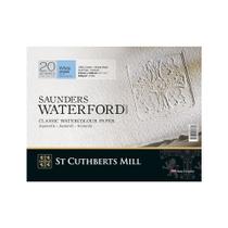 Bloco para Aquarela ST Cuthberts Mill S.Waterford Grão Fino Branco 31 X 23 cm 20 Folhas 300g T46330001011C