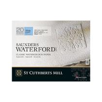 Bloco para Aquarela ST Cuthberts Mill S.Waterford Grão Fino Branco Natural 41 x 31 cm 20 Folhas 300g T46330001011E
