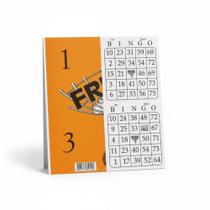Bloco para Bingo Bingão Jornal 2X1 com 100 Folhas Pacote com 18 Blocos