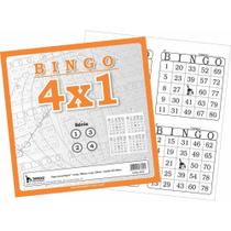 Bloco para Bingo Bingao Jornal 4X1 100 Folhas