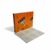 Bloco para Bingo Bingão Jornal 6X1 com 100 Folhas Pacote com 6 Blocos