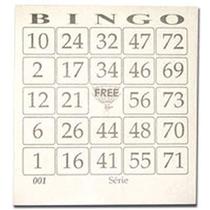 Bloco Para Bingo Jornal 110X100Mm 100 Folhas