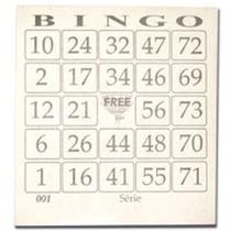 Bloco para Bingo Jornal 110X100MM 100 Folhas Pacote com 15 Unidades