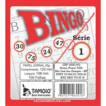 Bloco para Bingo Jornal 120X108MM 100 Folhas - Tamoio