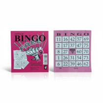 Bloco para Bingo Rosa 110X100MM 100 Folhas Pacote C/15