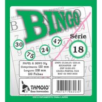 Bloco para Bingo Verde 120X108MM 100 Folhas