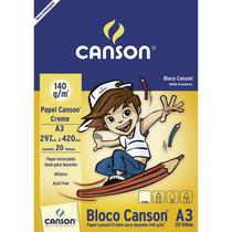 Bloco Para desenho A3 Creme 20 Fls 140g Canson