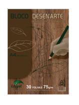 Bloco para desenho A4 branco 75g com 30 folhas