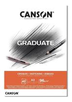 Bloco para Desenho Branco Graduate Croquis 96g A3 40 Folhas Canson - C400110363 Bloco para Desenho Branco Graduate Croquis 96g A3 40 Folhas Canson - C400110363