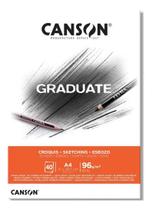 Bloco para Desenho Branco Graduate Croquis 96g A4 40 Folhas Canson - C400110362