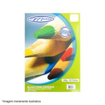 Bloco para desenho - creme - c/20 fls - menno