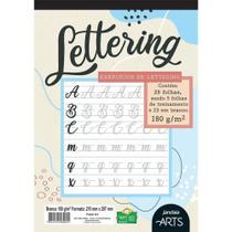 Bloco Para Educacao Artística Arts Lettering A4 180G 28Fls. - GNA