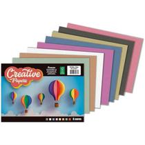 Bloco para educacao artistica creative papers 40fls.80g. pacote 8960 - foroni