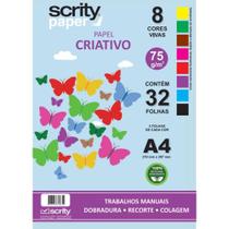 Bloco para Educacao Artistica Criatico 8COR. A4 75G. 32FLS - SCRITY