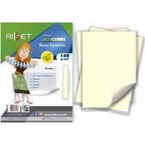 Bloco para Educacao Artistica Desenho Creme A4 140G.20FLS Pacote