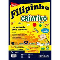 Bloco para Educacao Artistica FILIPIN.CRIAT.8COR.A3.120G.32F Envelope Bloco para Educacao Artistica FILIPIN.CRIAT.8COR.A3.120G.32F Envelope