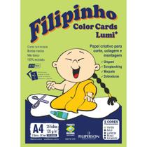 Bloco Para Educacao Artistica Filipinho Color Lumi 120G 25Fl Filipaper Envelope