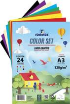 Bloco Para Educacao Artistica Livro Color Set A3 120G 24Fl Bloco Para Educacao Artistica Livro Color Set A3 120G 24Fl