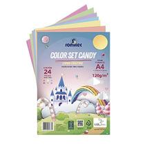 Bloco Para Educacao Artistica Livro Color Set Candy 120G 24F Bloco Para Educacao Artistica Livro Color Set Candy 120G 24F
