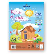 Bloco para Educação Artística Livro Criativo KIT Artista - 24 Folhas Bloco para Educação Artística Livro Criativo KIT Artista - 24 Folhas