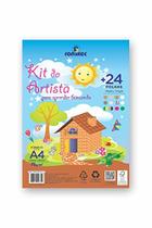 Bloco Para Educacao Artistica Livro Criativo Kit Artista 24F