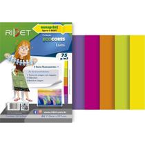 Bloco para Educação Artística Lumi A4 5 Cores 75G 50 Folhas